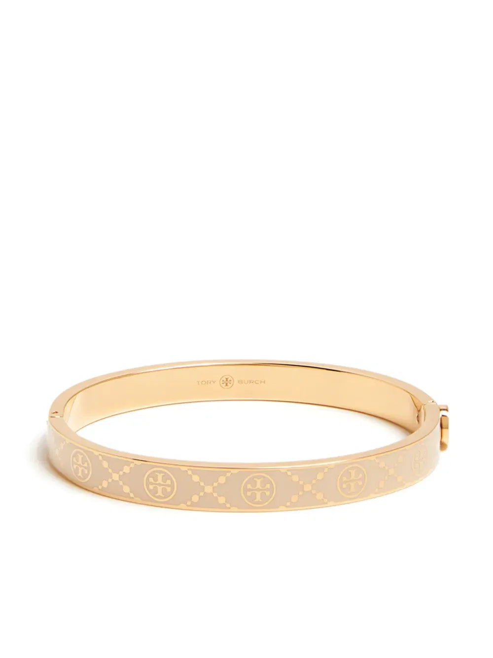 T Monogram hinge bracelet