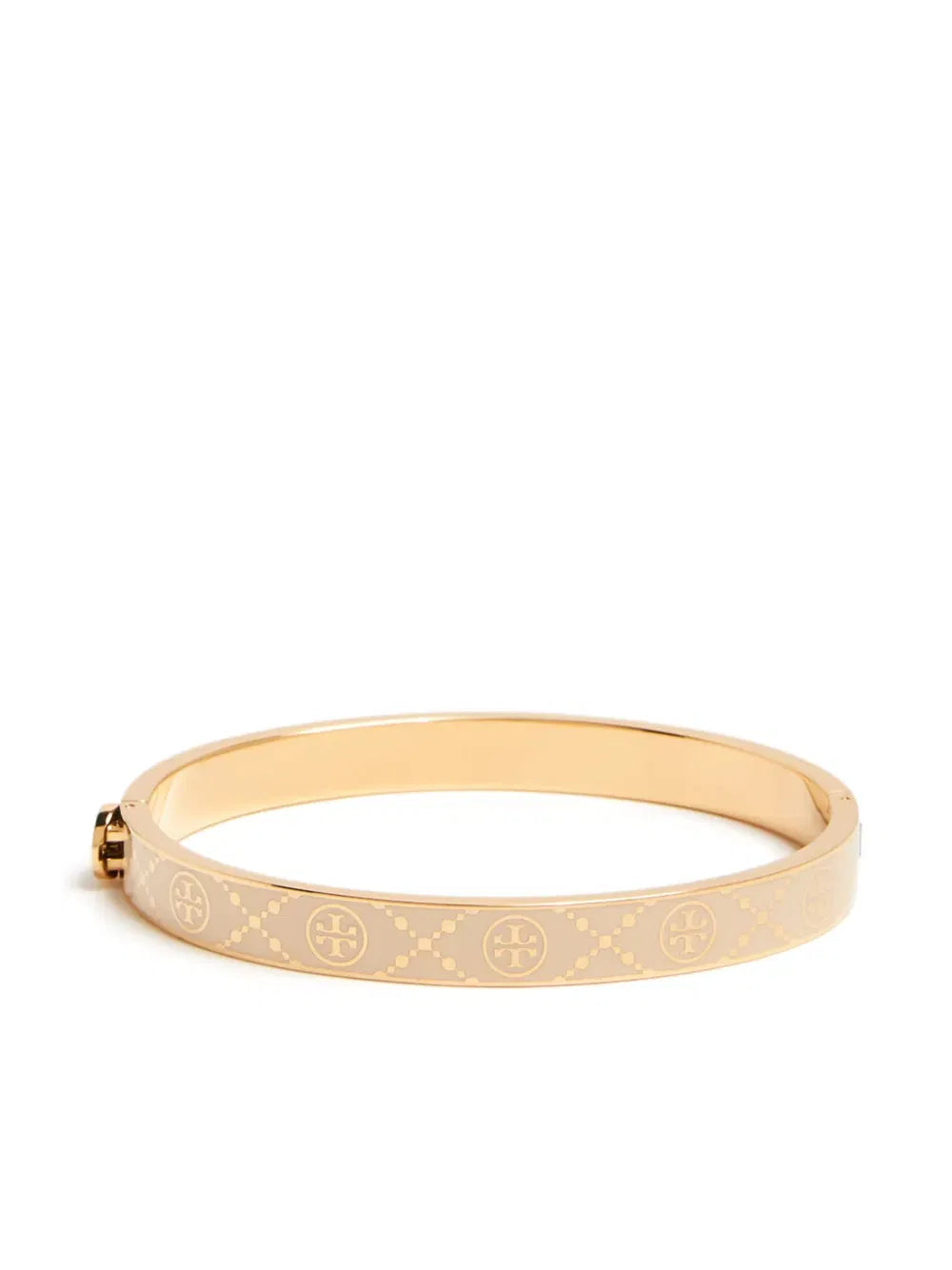 T Monogram hinge bracelet