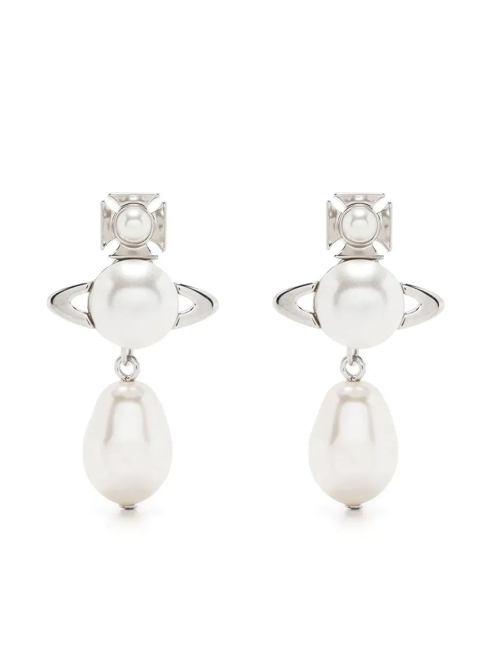 Orb-embellished stud earrings