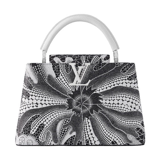 Louis Vuitton x Yayoi Kusama Capucines Mm Black/White
