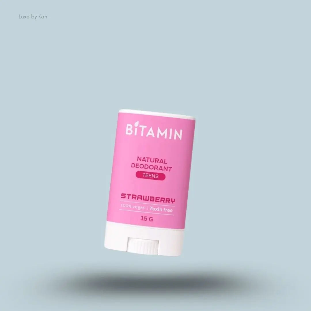 BITAMIN Strawberry Teens Natural Deodorant 15g