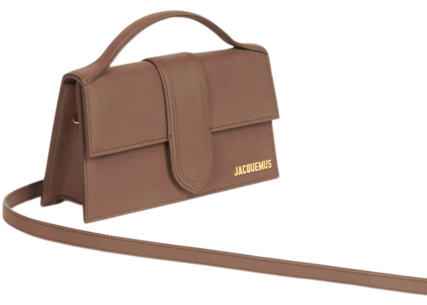 Jacquemus Le Grand Bambino Crossbody Flap Bag Brown