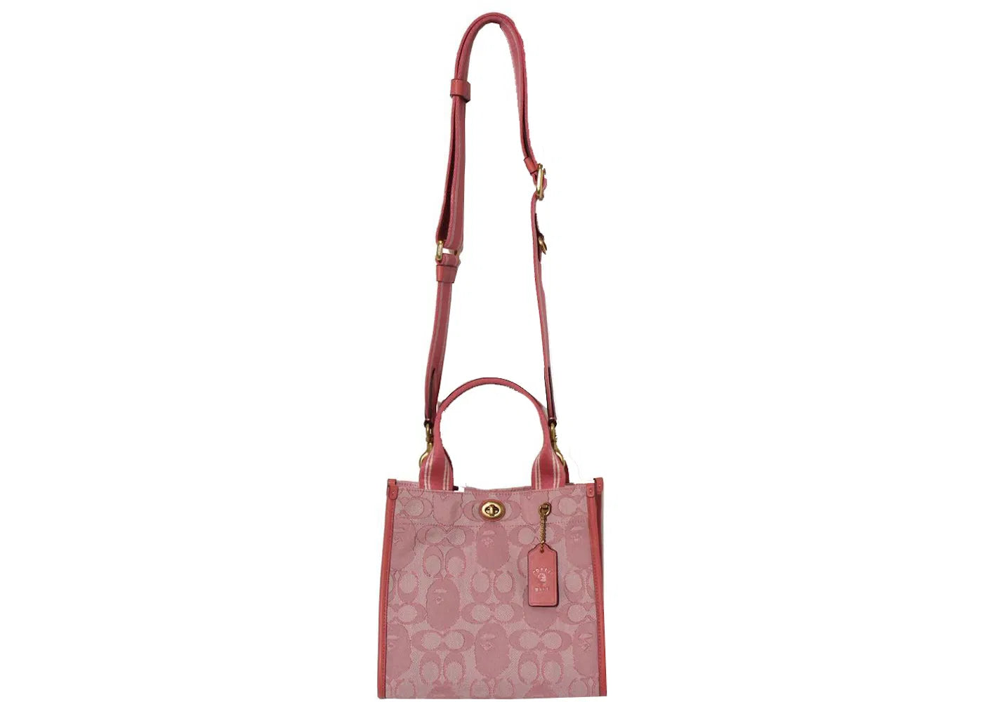 Coach x BAPE Canvas Tote 22 Pink