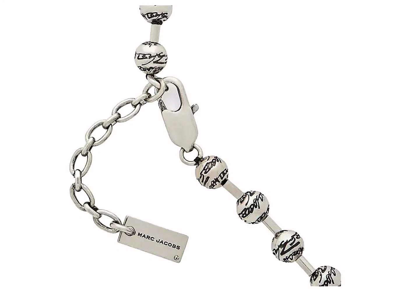 Marc Jacobs x Futura Pointman Necklace Silver-Plated Brass