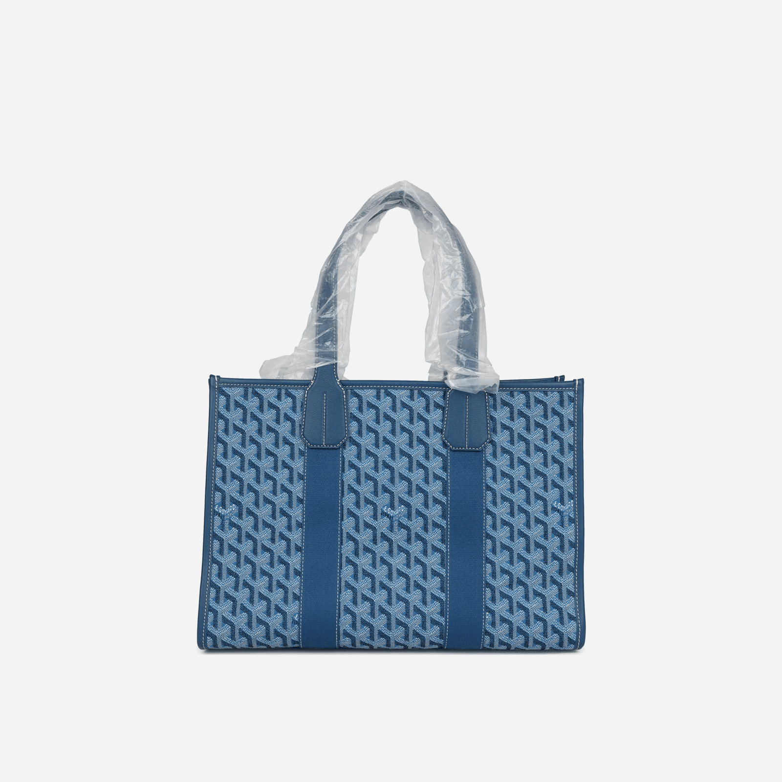 Goyard Goyardine Jacquard Ocean Blue Villette PM Bag