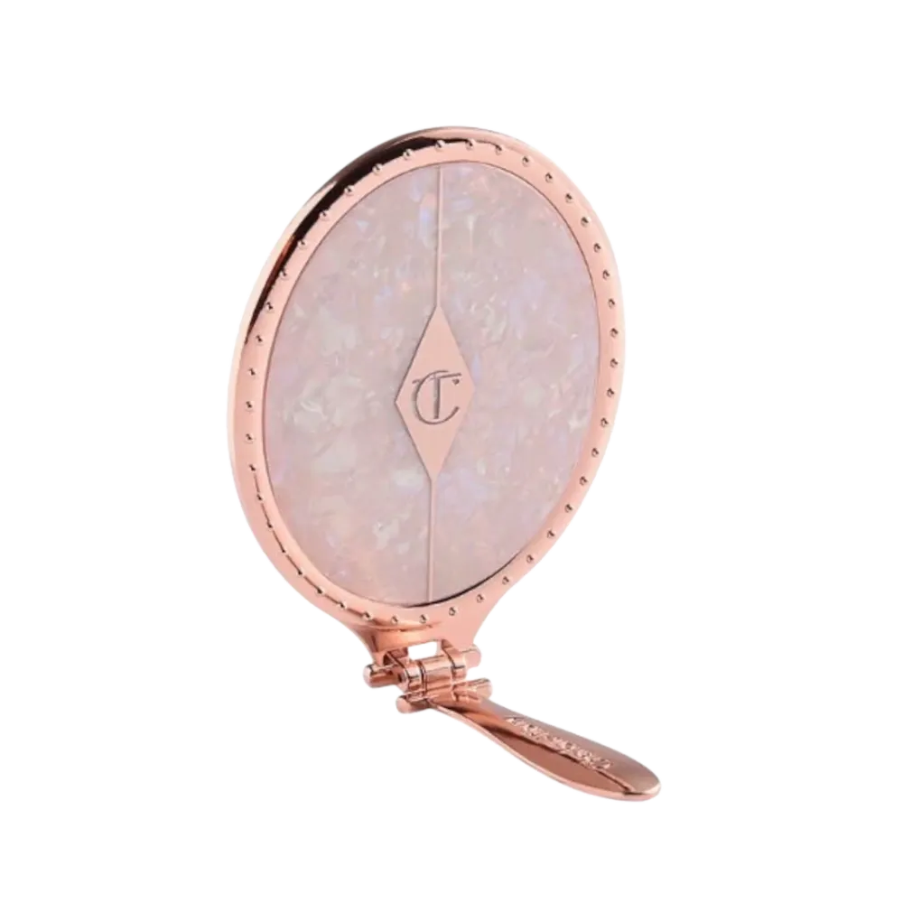 Charlotte Tilbury Pillow Talk Foldable Hand Mirror 'Rose Gold'