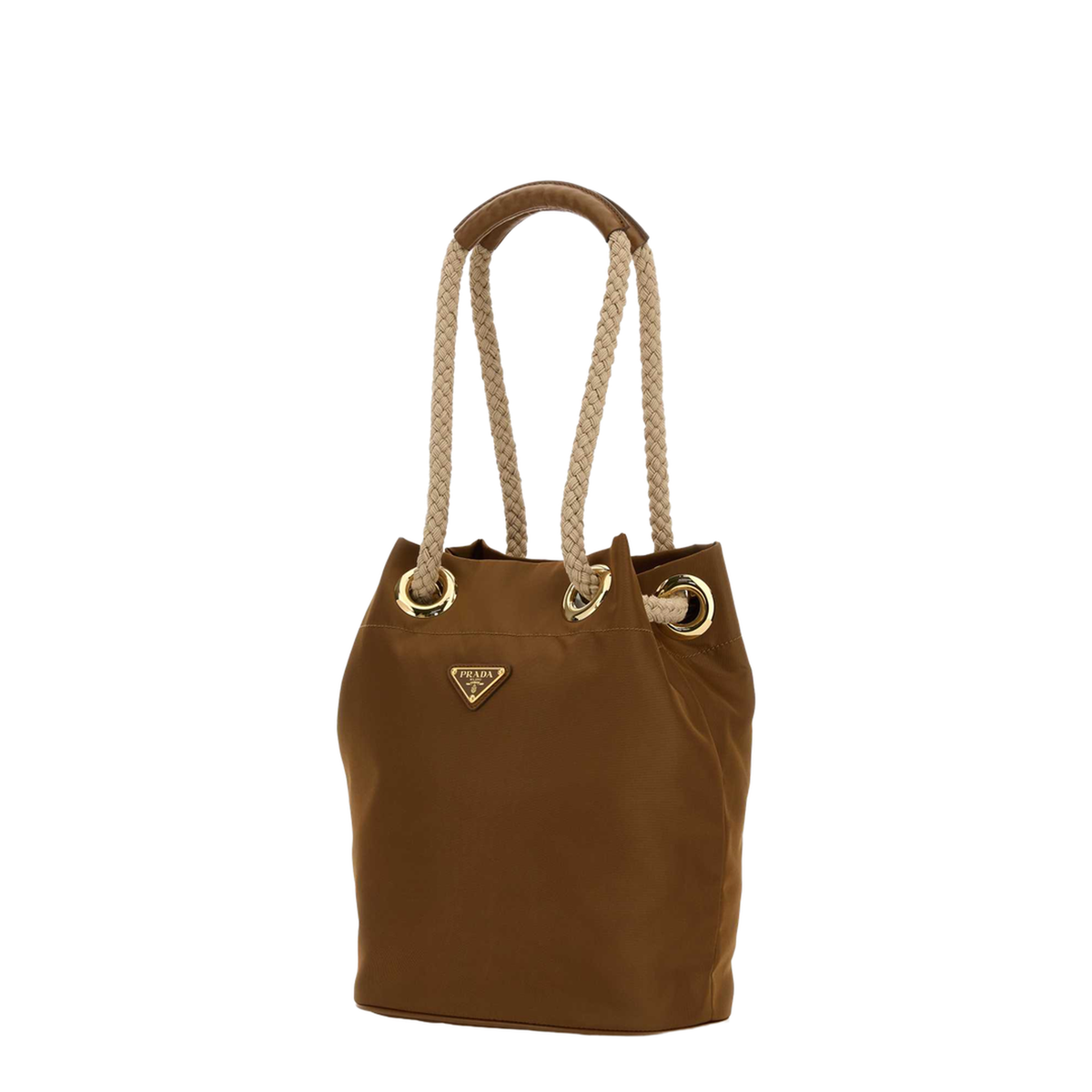 Camel Re-Nylon Mariner bucket bag