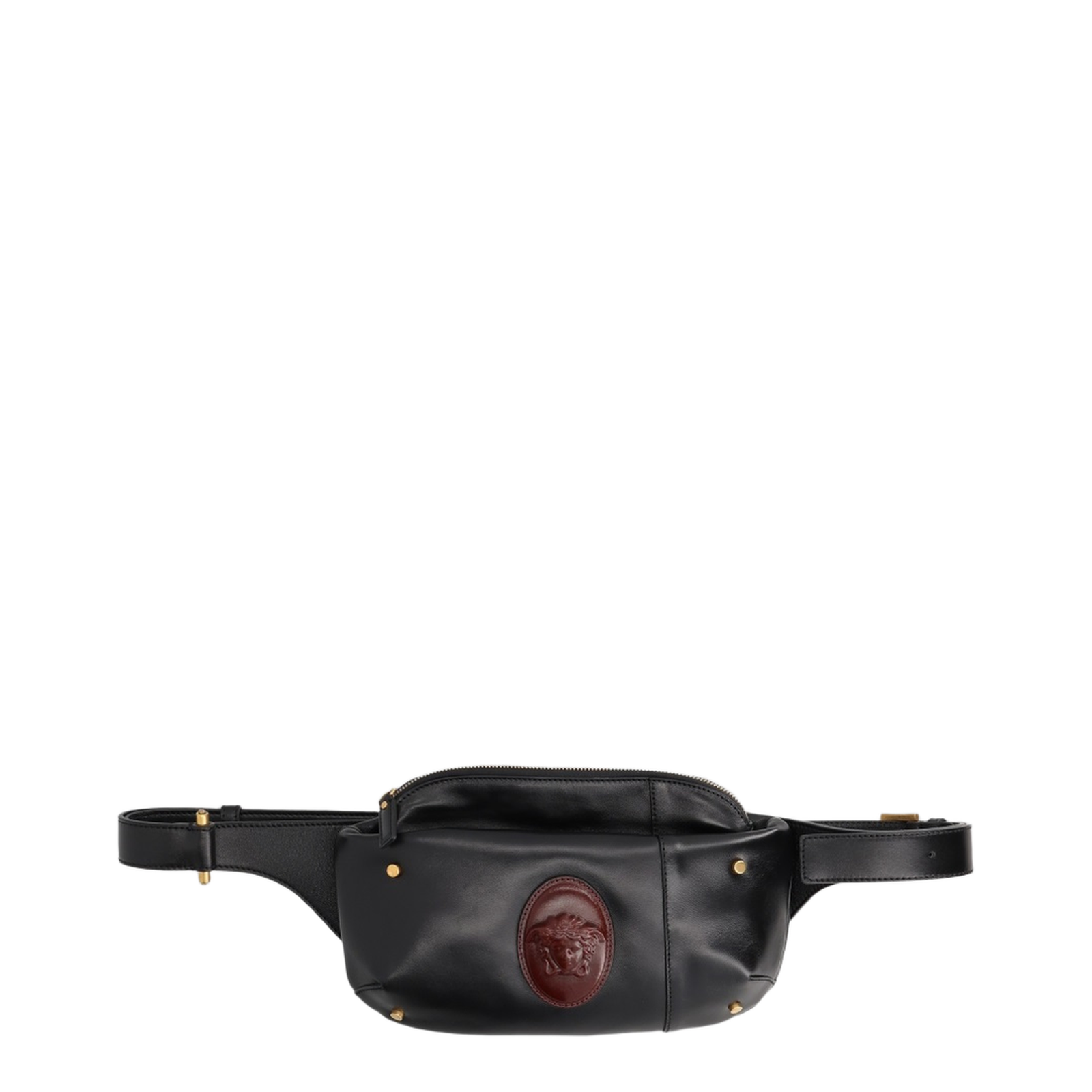 Lou Small Nappa Belt Bag - Black+Brown