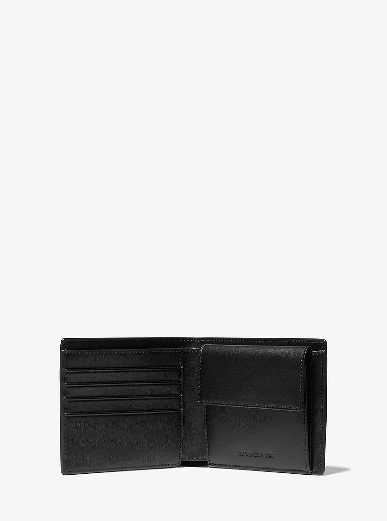 Michael Kors Cooper Logo Billfold Wallet With Coin Pouch Bright White