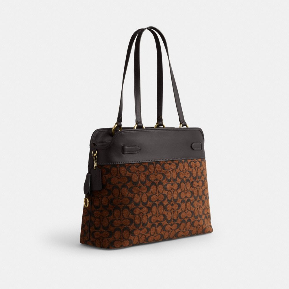 Easton Tote Bag In Signature Chenille