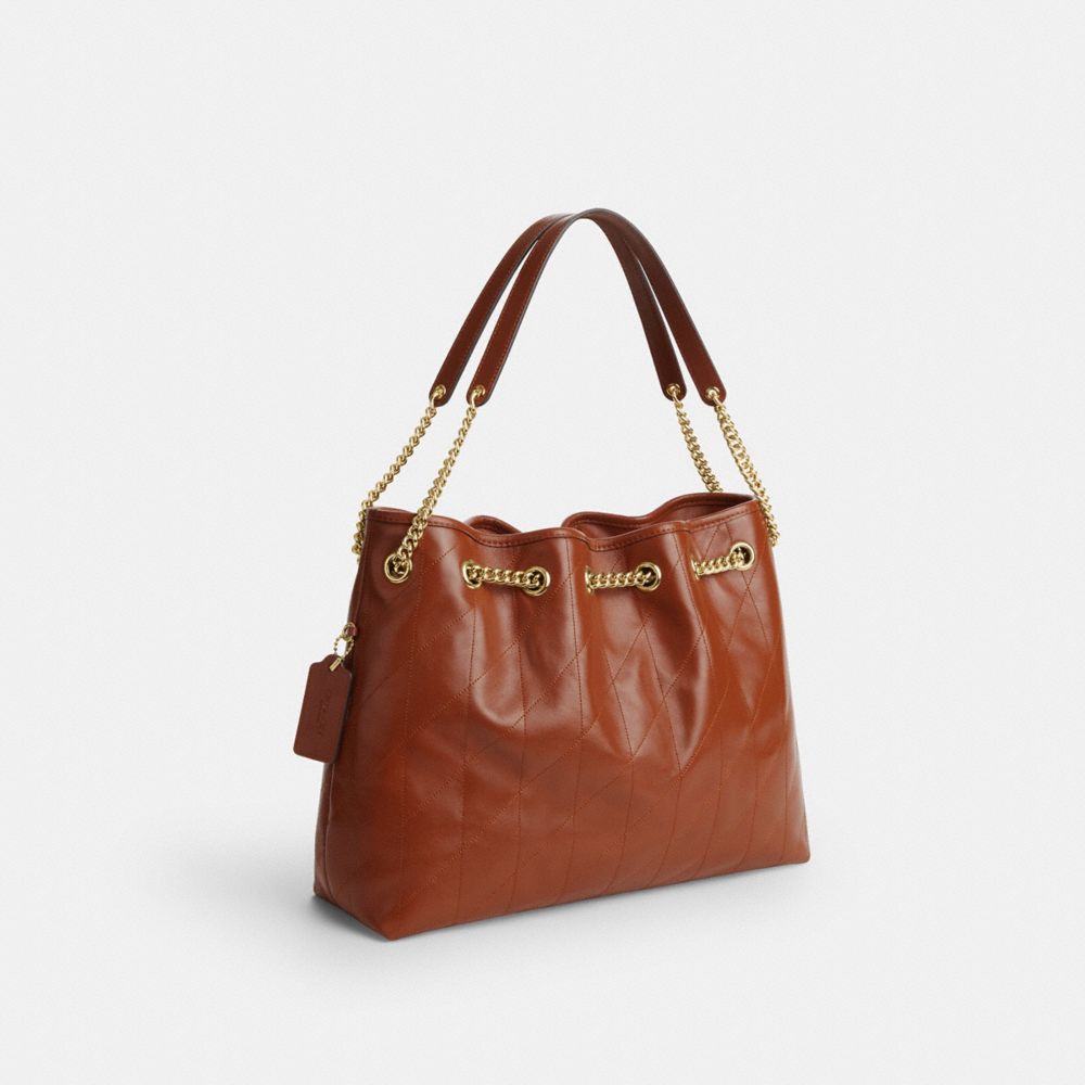 Evelyn Shoulder Bag With Quilting And Charm