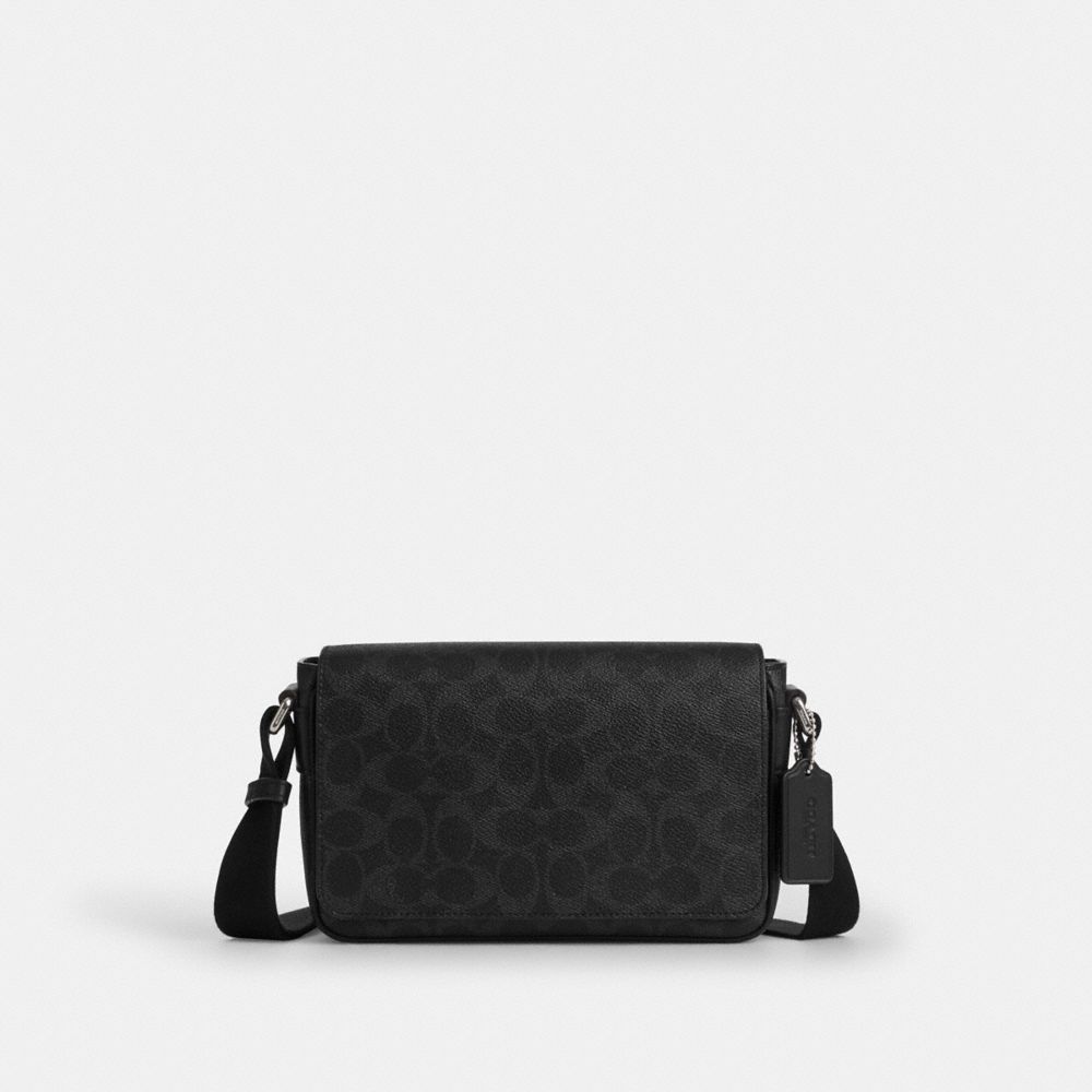 Jack Small Flap Crossbody Bag In Signature Canvas