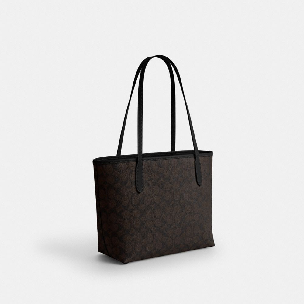 Medium City Tote Bag In Signature Canvas