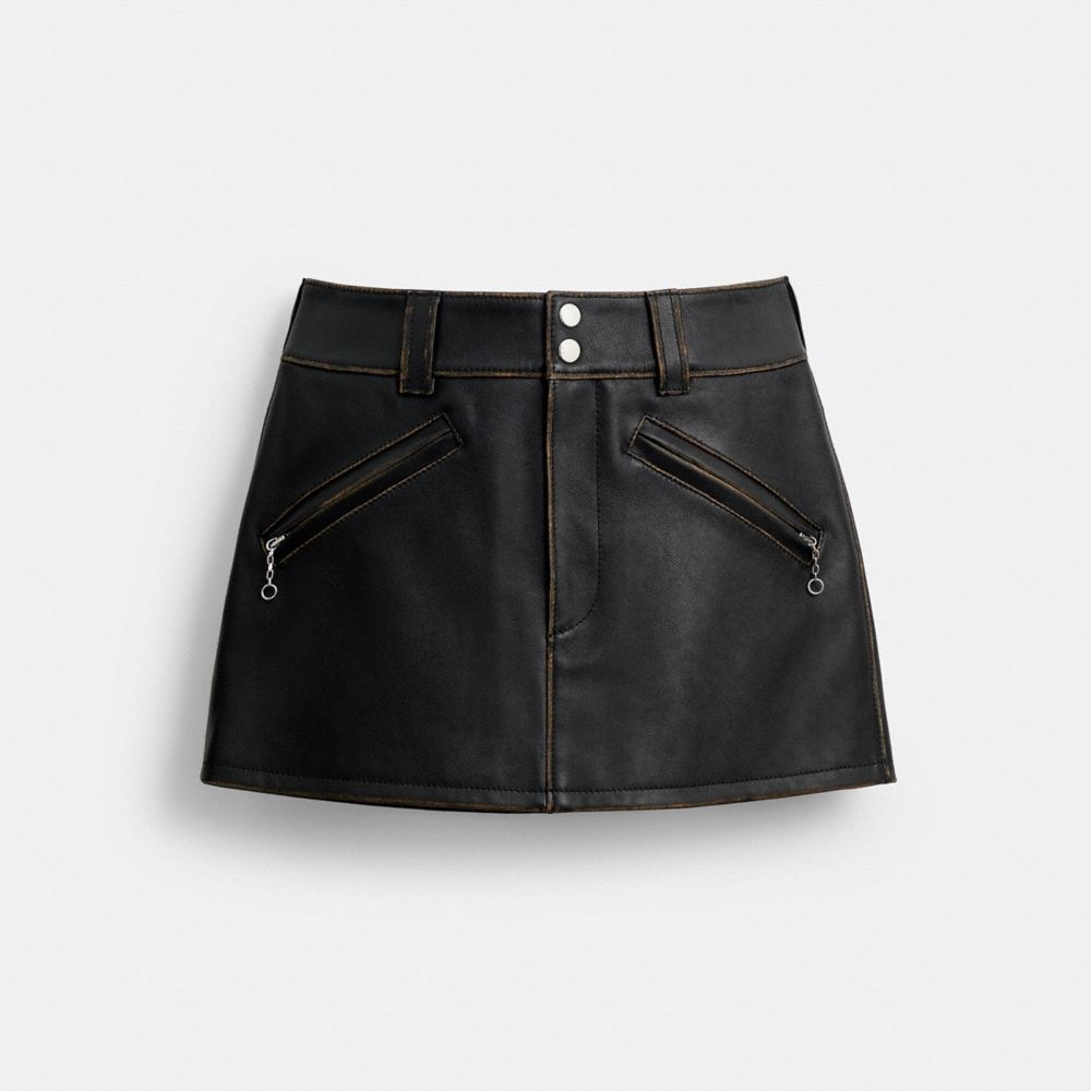 Moto Mini Skirt