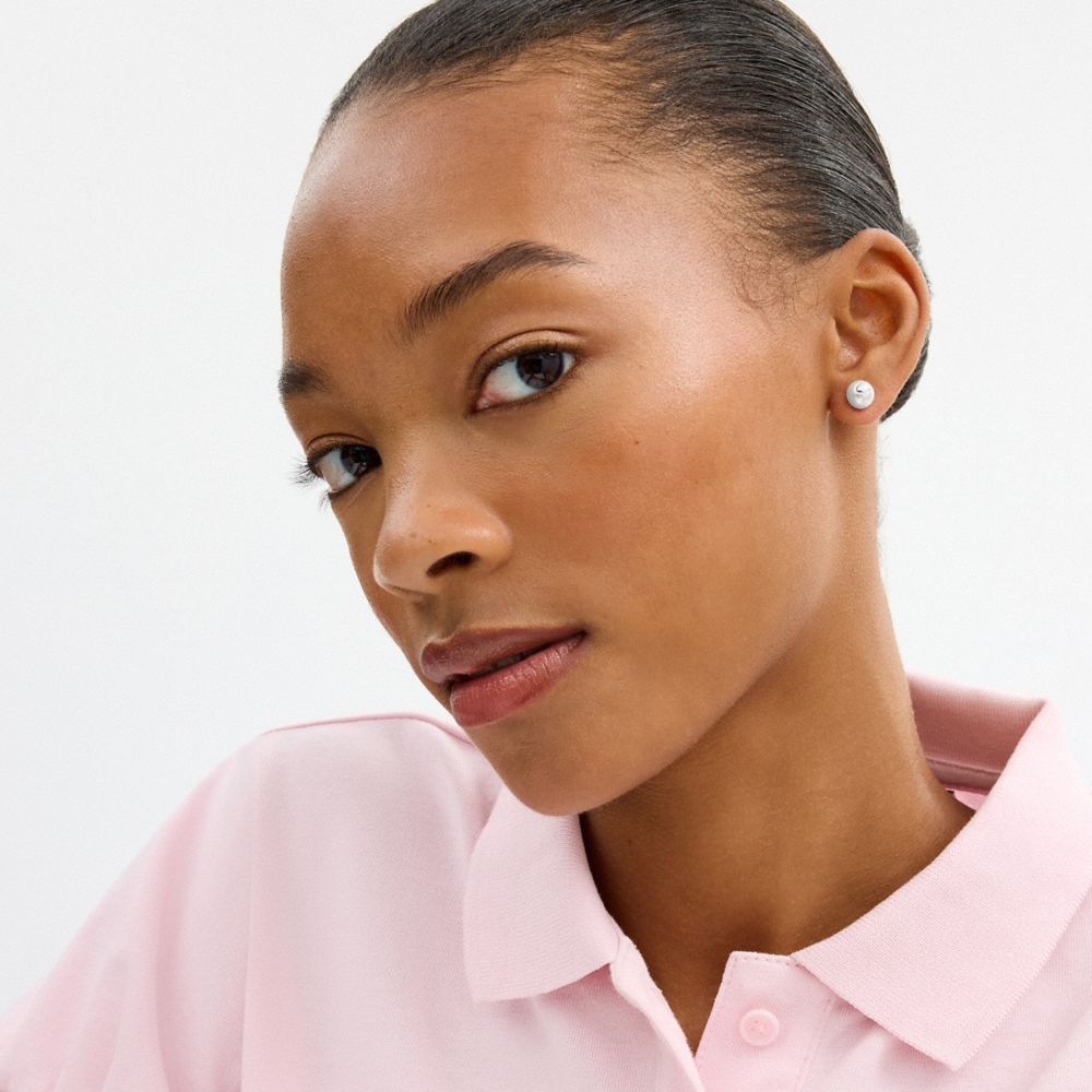 Signature Pearl Stud Earrings