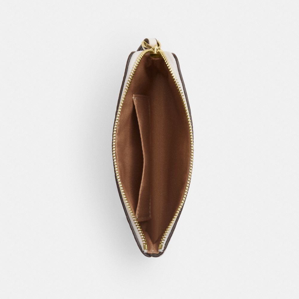 Corner Zip Wristlet With Cherry Print