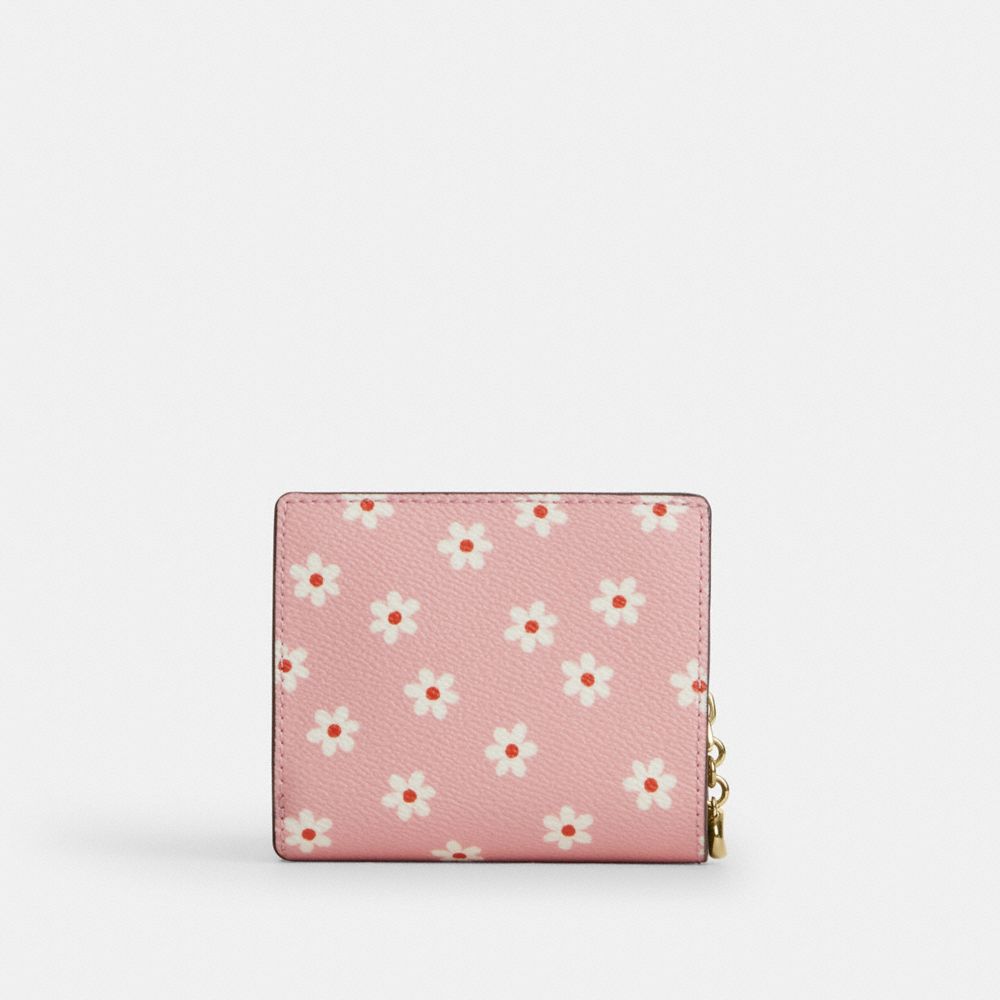 Snap Wallet With Floral Print