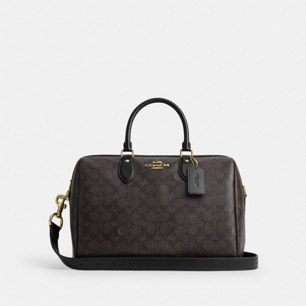 Rowan Large Satchel Bag In Signature Canvas