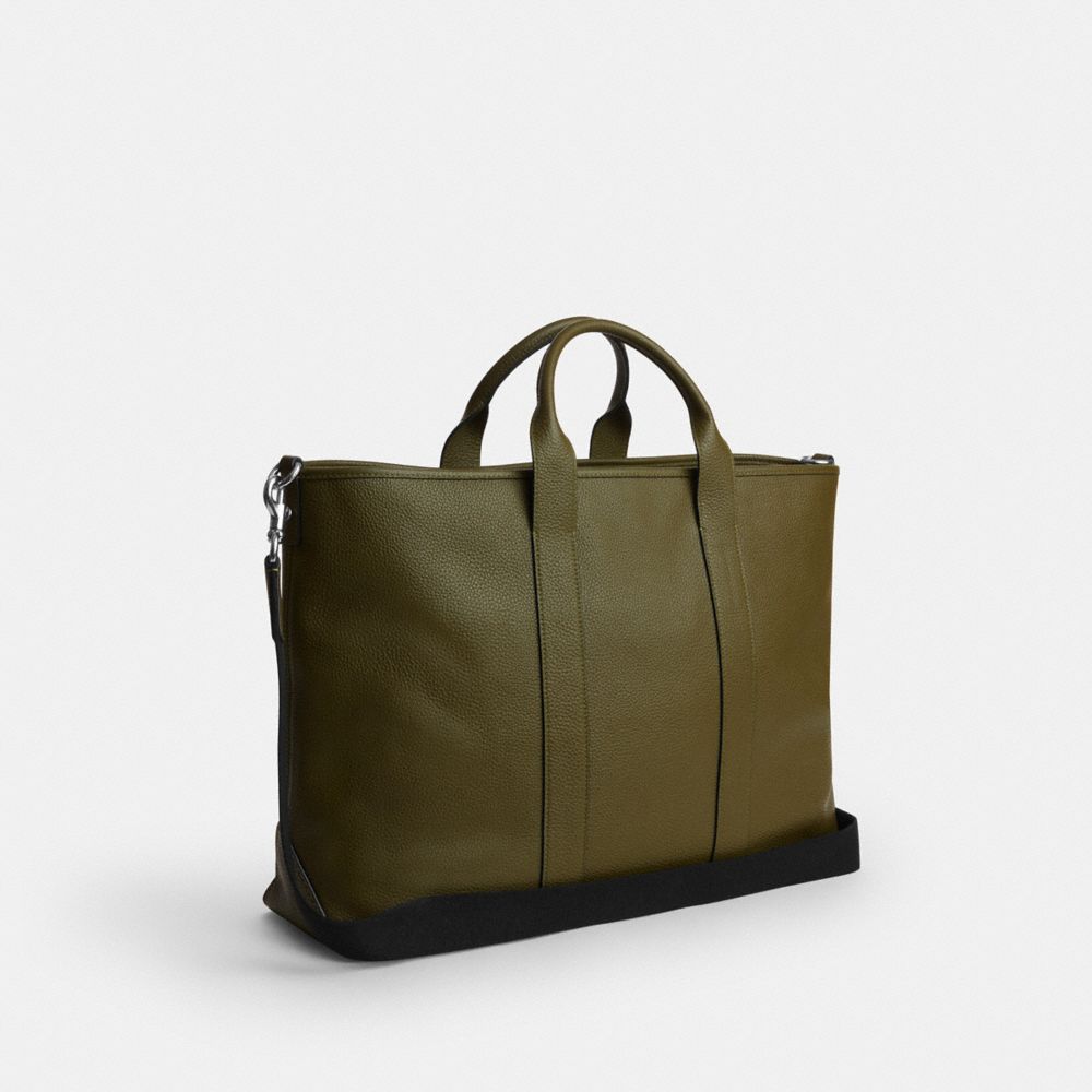 Coach Grayson Tote Bag Silver Olive