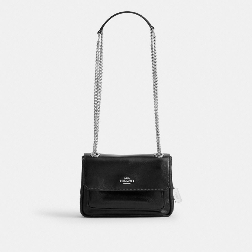 Coach Elodie Crossbody Bag 18 Silver Black