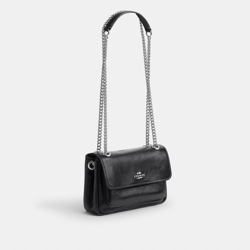 Coach Elodie Crossbody Bag 18 Silver Black