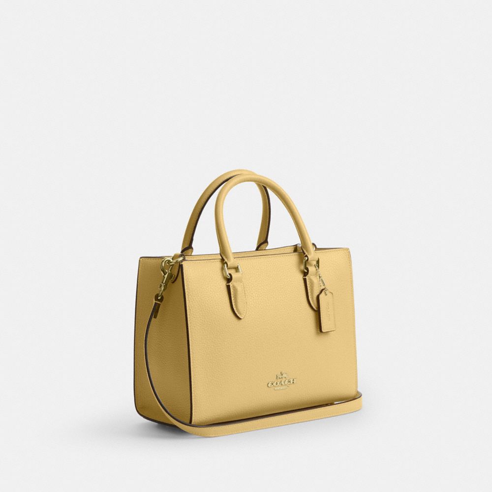 Coach Maggie Small Tote Bag Gold Vanilla