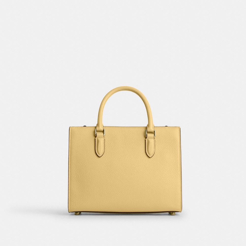 Coach Maggie Small Tote Bag Gold Vanilla