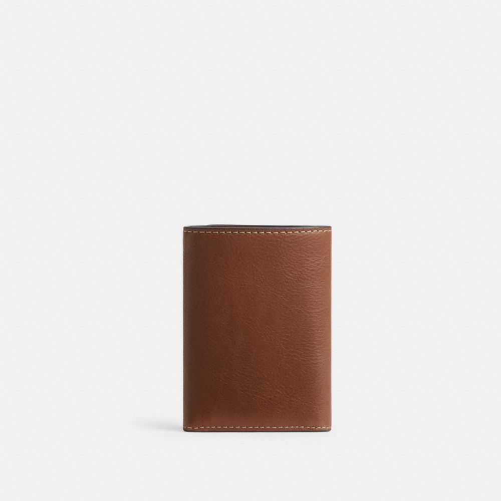 Coach Trifold Wallet Redwood