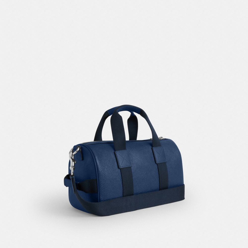 Coach Explorer Duffle Bag 28 Silver Deep Blue
