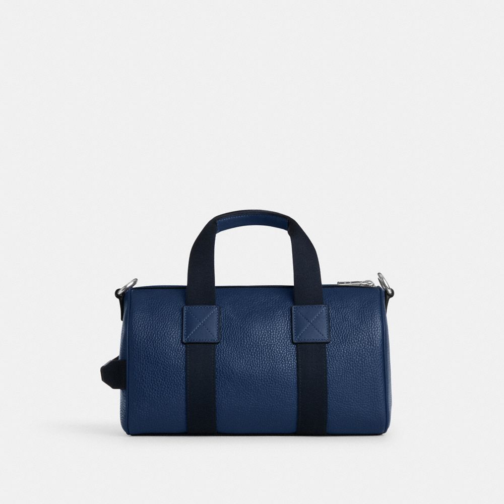 Coach Explorer Duffle Bag 28 Silver Deep Blue