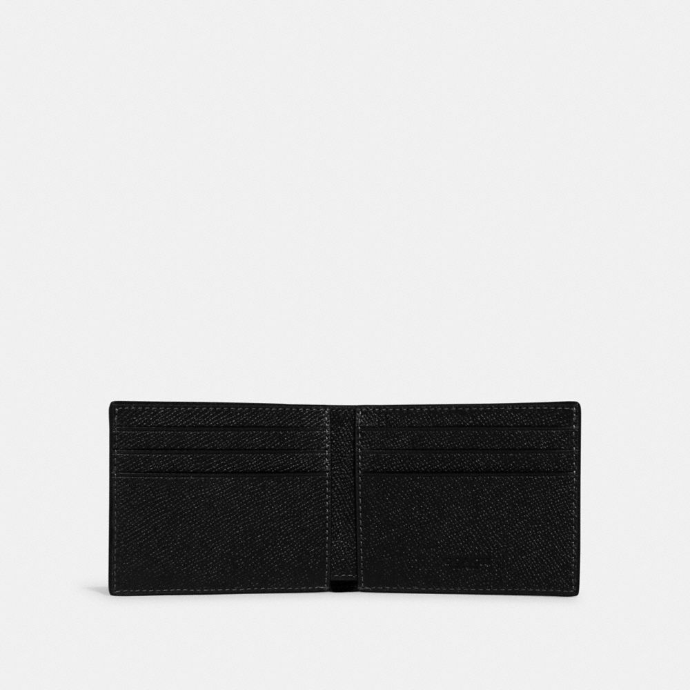 Coach Slim Billfold Wallet Black