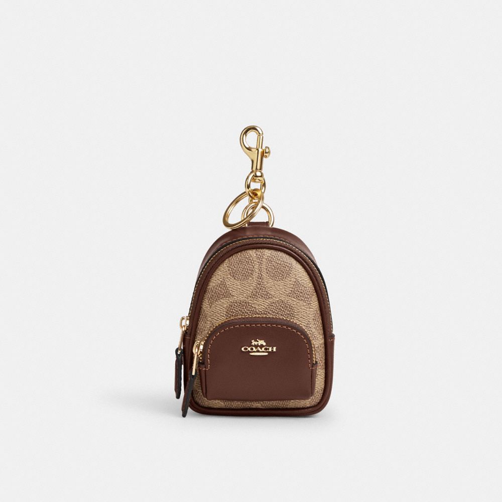 Hearts Key Ring In Signature Canvas