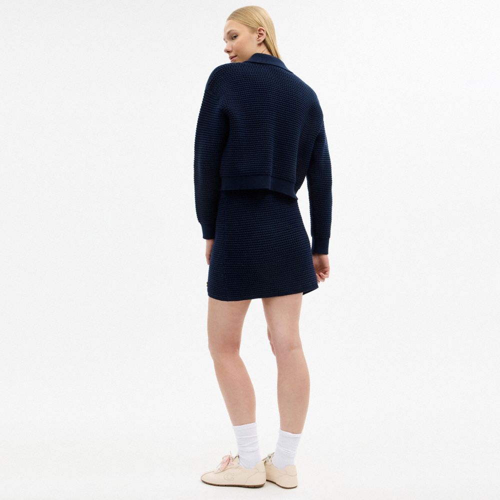 Textured Knit Skirt