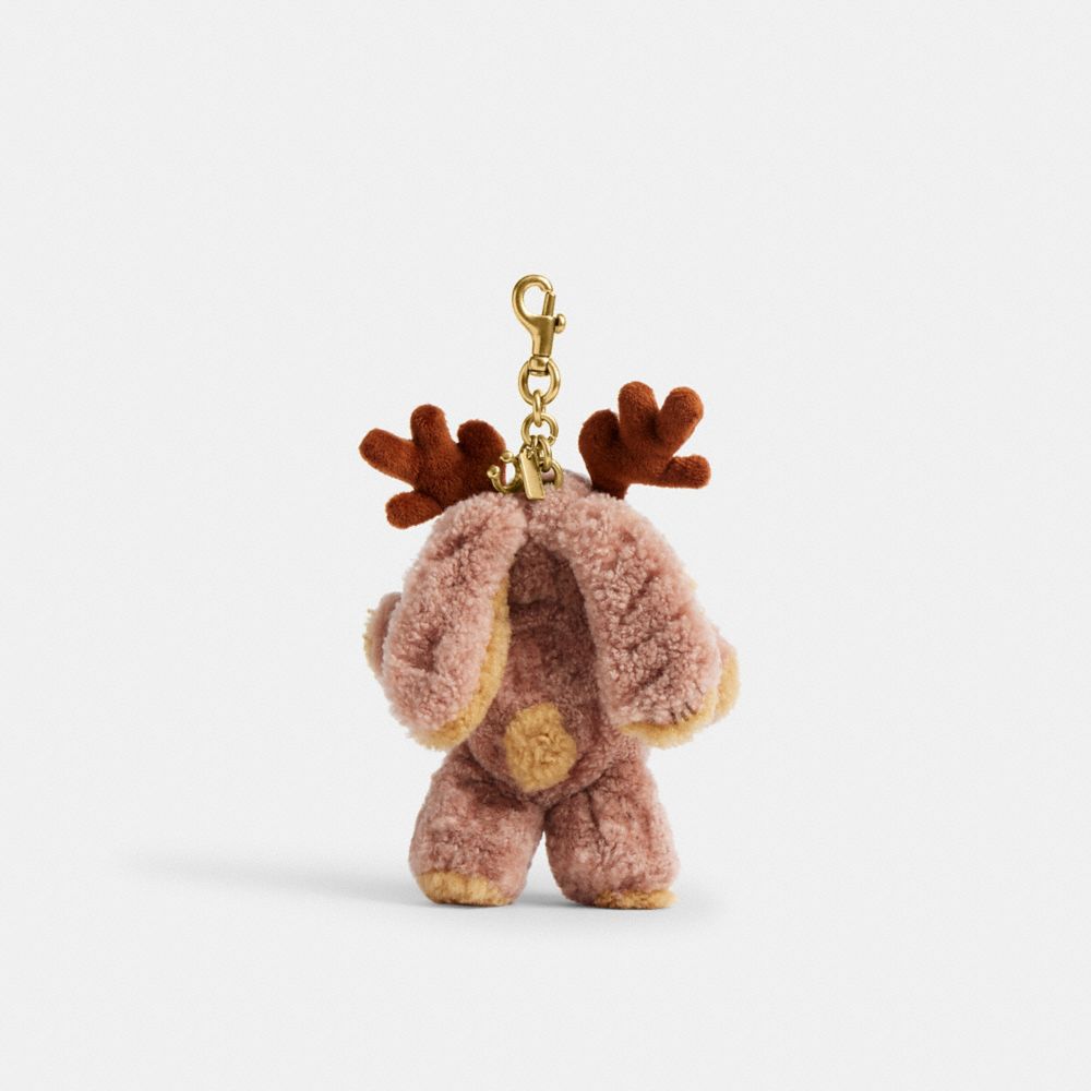 Floppy Bag Charm In Shearling