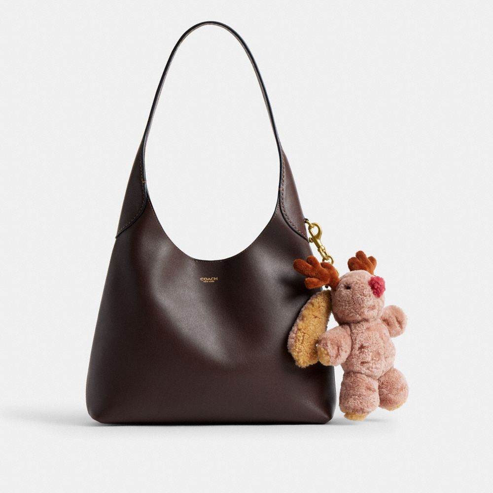 Floppy Bag Charm In Shearling