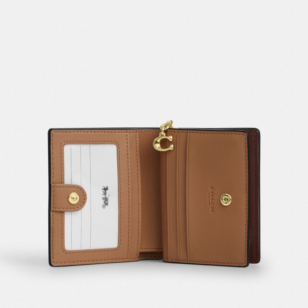 Snap Wallet With Charm