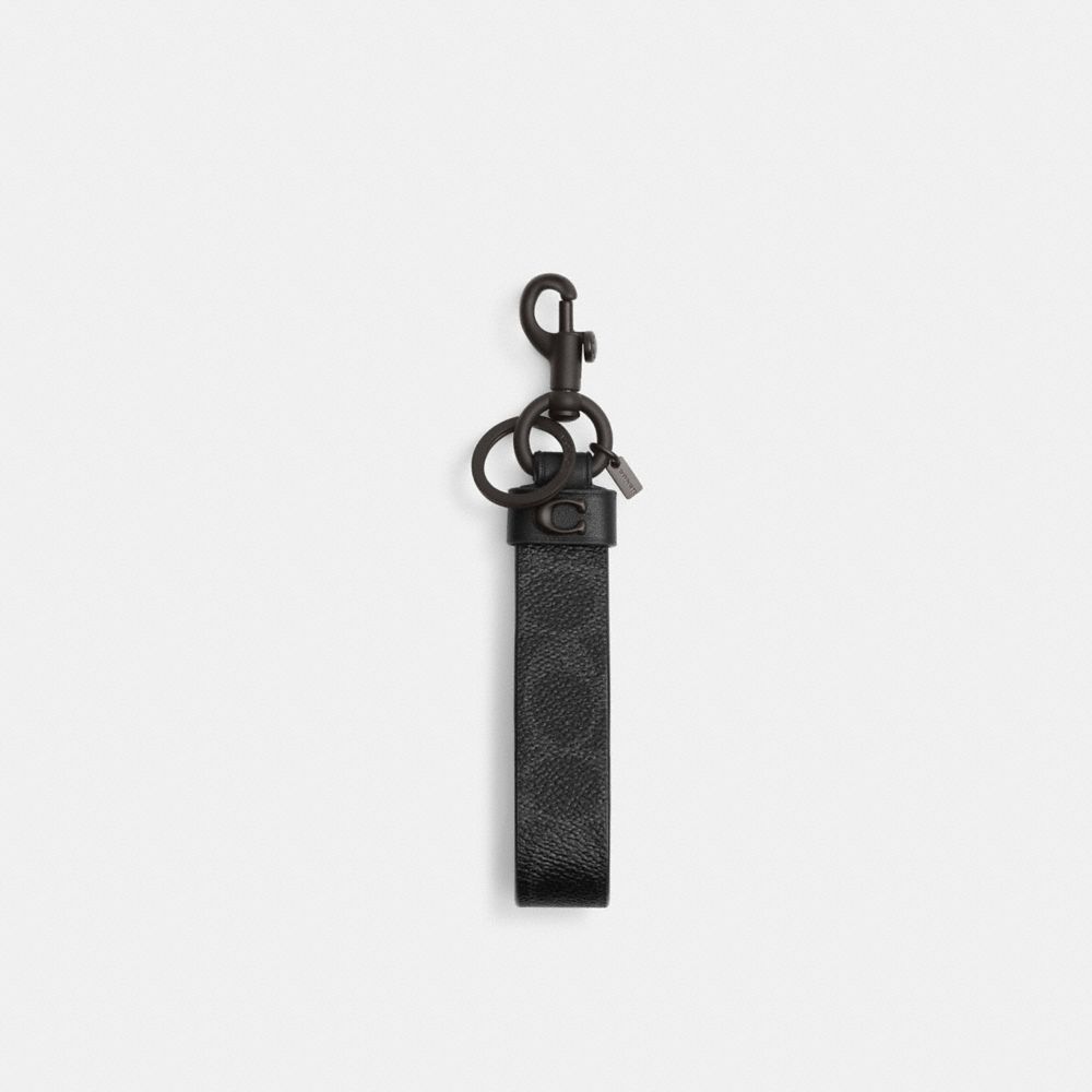 Loop Bag Charm In Signature Canvas