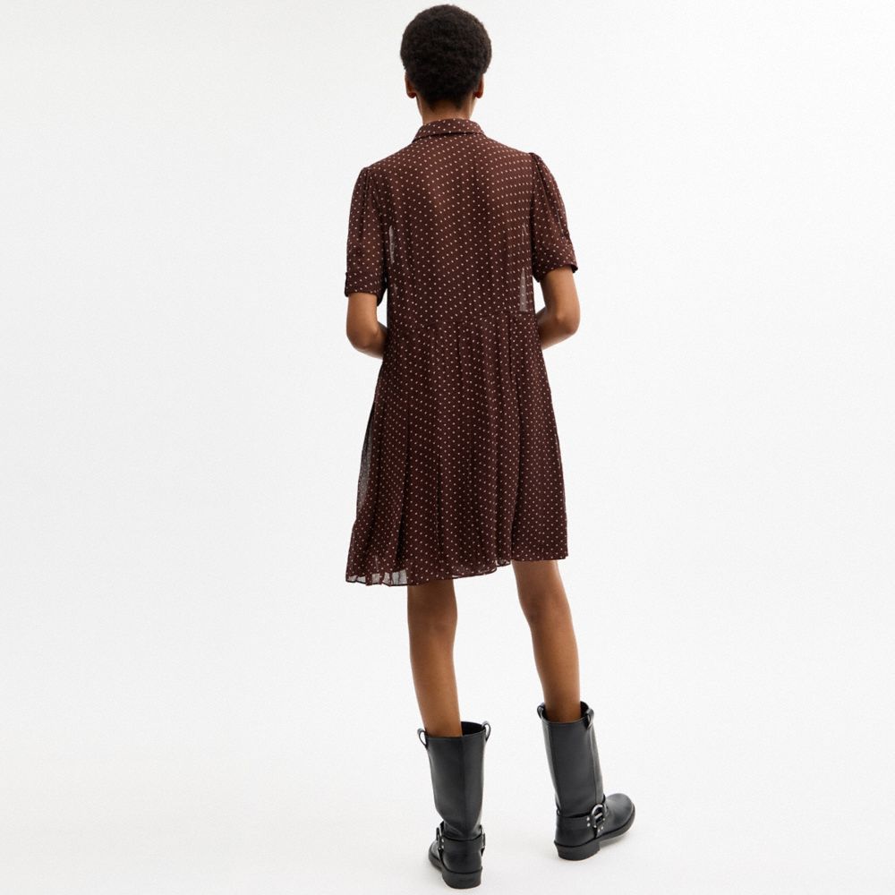 Printed Shirt Dress