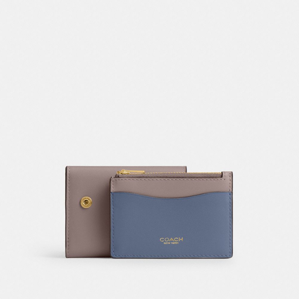 Essential Card Holder Wallet In Colorblock