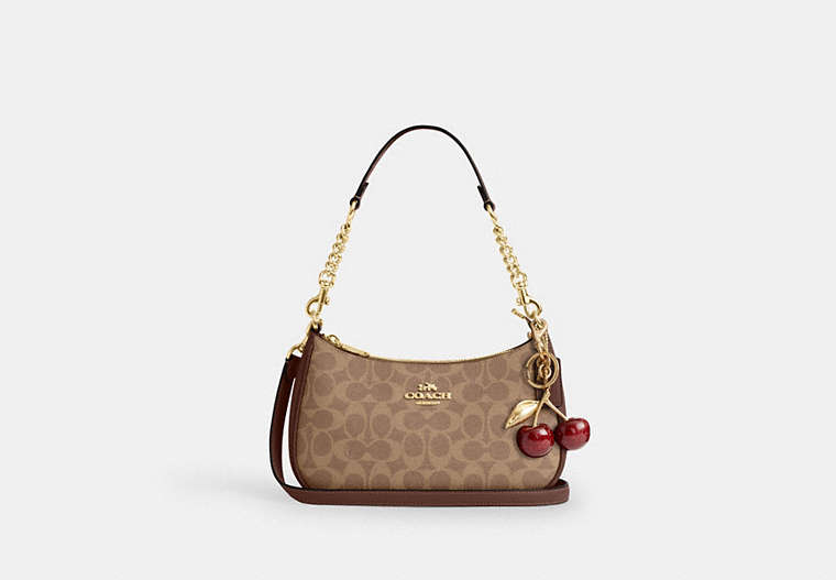 Teri Shoulder Bag In Signature Canvas