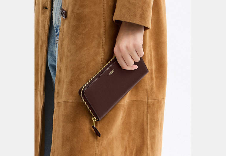 New York Slim Accordion Zip Wallet