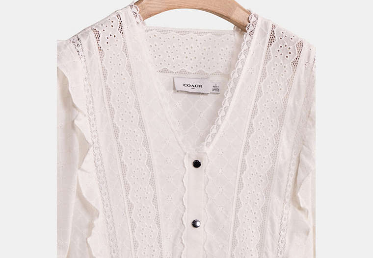 Restored Broderie Anglaise Mini Dress