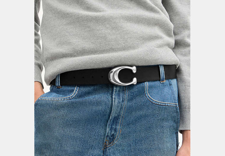 Sculpted C Buckle Reversible Belt, 38 Mm