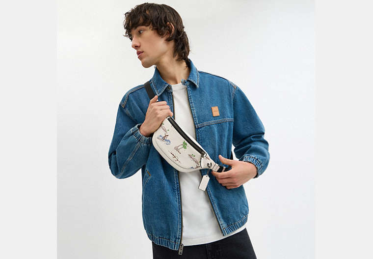 Warren Mini Belt Bag With Surf Print