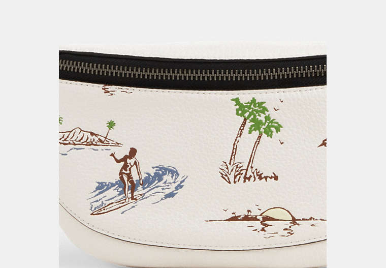 Warren Mini Belt Bag With Surf Print