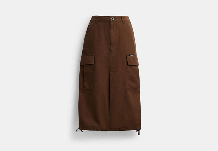 Cargo Maxi Skirt In Organic Cotton