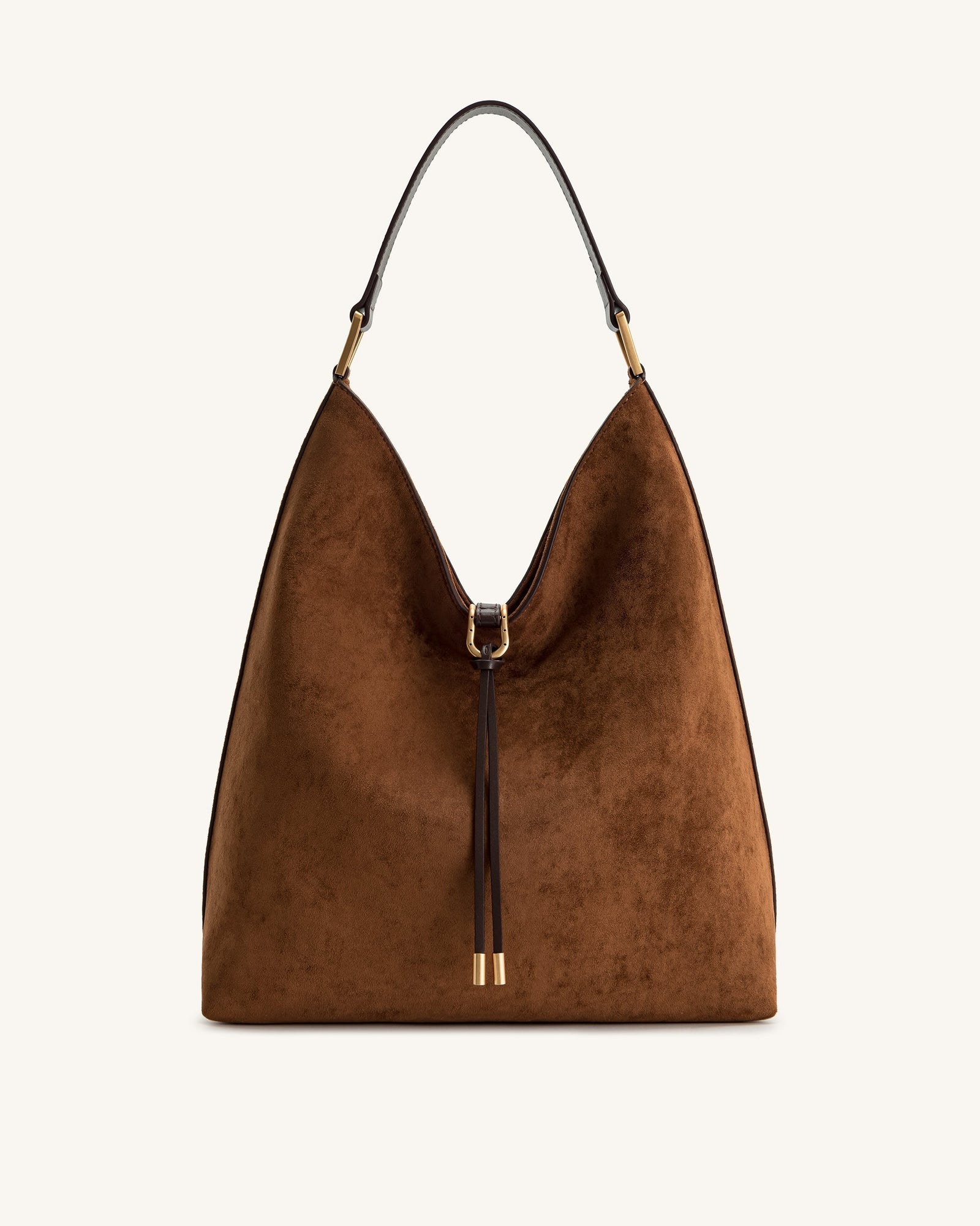 Jw Pei Aria Faux Suede Shoulder Bag Black