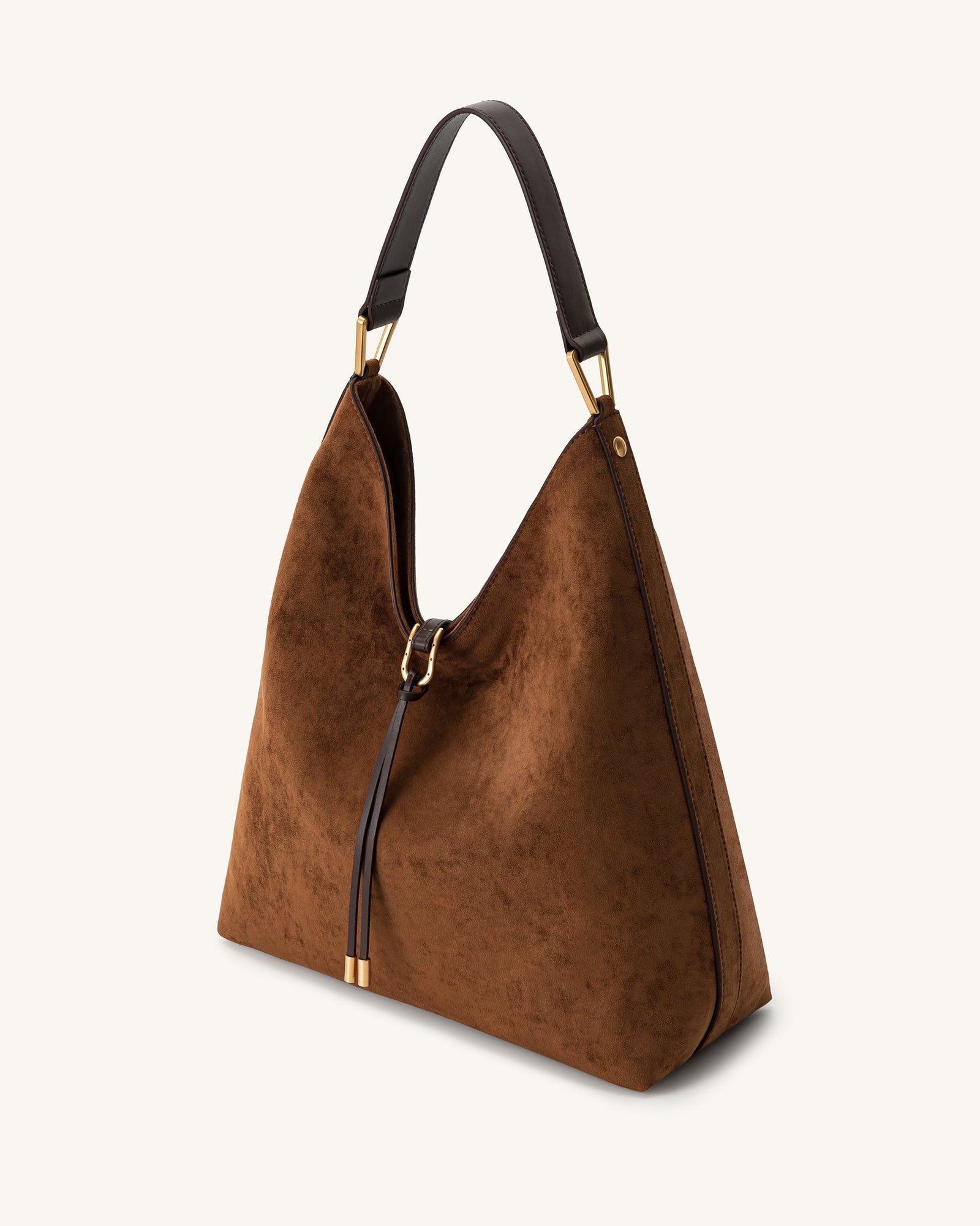 Jw Pei Aria Faux Suede Shoulder Bag Black