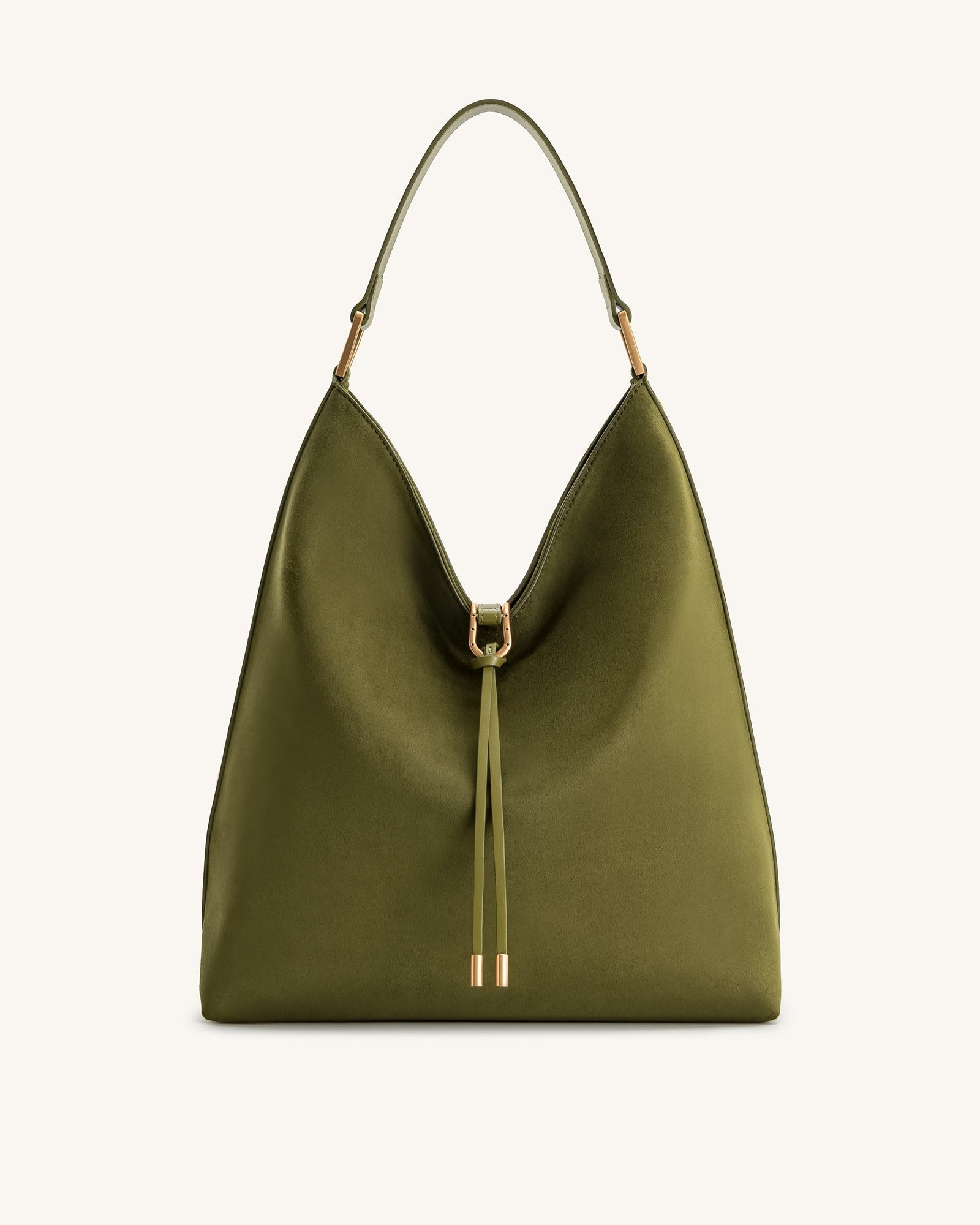 Jw Pei Aria Faux Suede Shoulder Bag Black