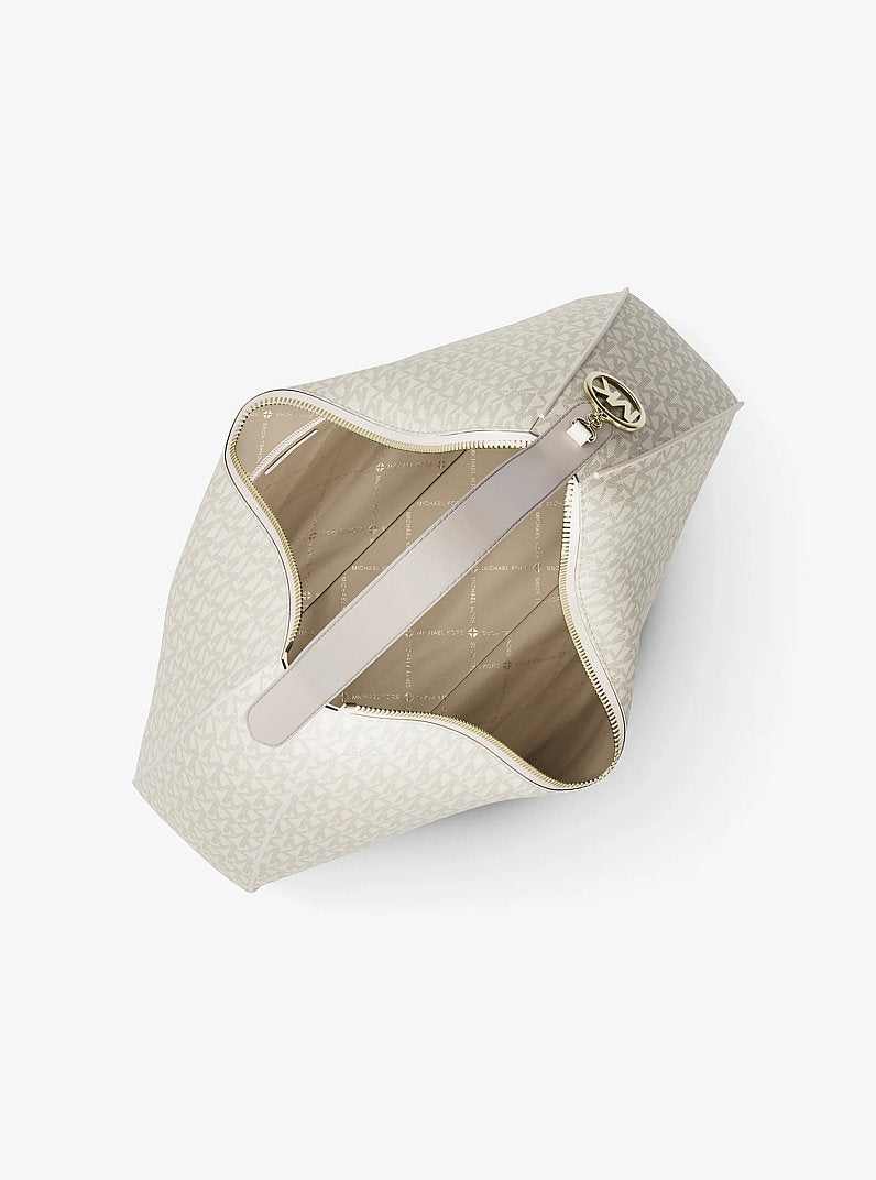 Nayla Medium Signature Logo Shoulder Bag